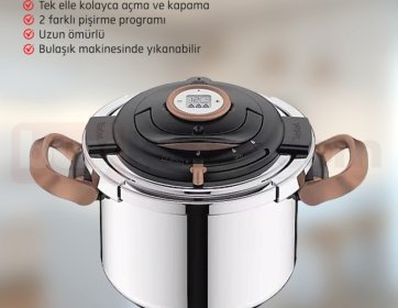 Tefal Clipso+ Precision Caramelle 6L Düdüklü Tencere