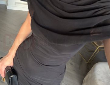 Kadın Siyah Drapeli Mini Elbise – Nicole