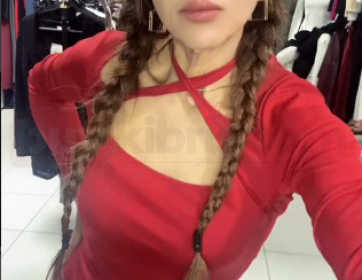 Kırmızı Dekolte Detaylı Mini Elbise