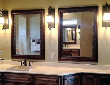 Özel Ölçü Banyo Ayna Çerçeve Uygulaması