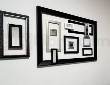 Modern Geometrik Çerçeve Tasarım Paneli