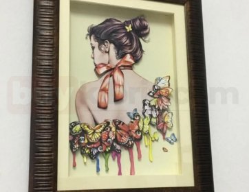 Sanatsal Figürlü Dekoratif Çerçeve Tasarımı