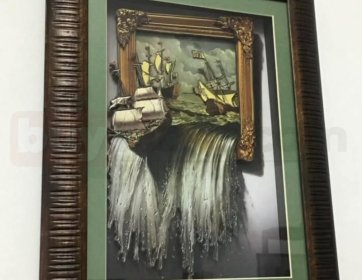 Perspektif Sanatlı Derinlik Efektli Çerçeve