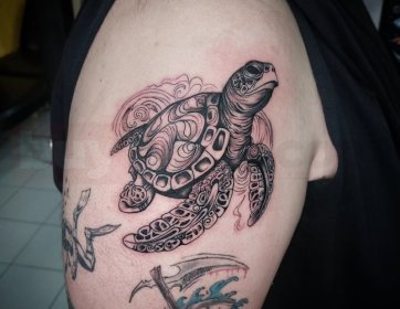 Deniz Kaplumbağası Dövmesi