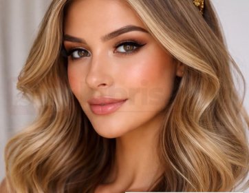 Pirinç Taşlı Saç Aksesuarı 