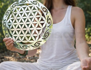 Yaşamçiçeği sembol ismi Malzeme aynalı pleksi