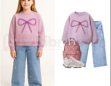 Zarif ve Şık Kız Çocuk Kombini