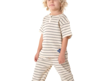 Çizgili Erkek Çocuk Takım