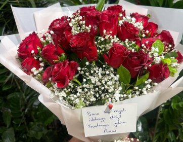 Kırmızı Gül Buketi