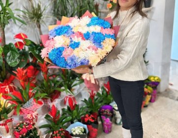 Renkli Çiçek Buketi