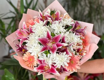 Renkli Çiçek Buketi