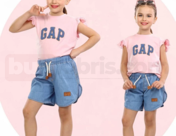 Kız Çocuk Şort Takım