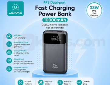 USAMS FAST CHARGİNG POWERBANK