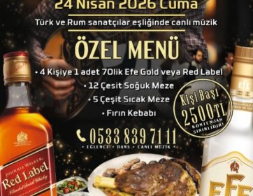 Girne Sirtaki Gecesi ve Canlı Eğlence Organizasyonu Green Hill Restaurant