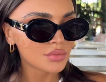 Celine Siyah Oval Kadın Güneş Gözlüğü Akay Optik Lefkoşa’da