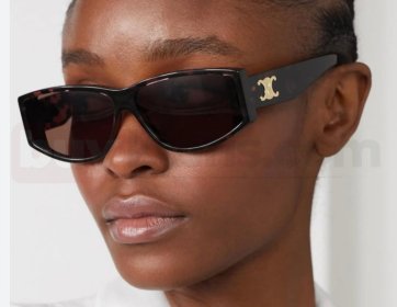 Celine Gold Logolu Siyah Kadın Güneş Gözlüğü Akay Optik Lefkoşa’da