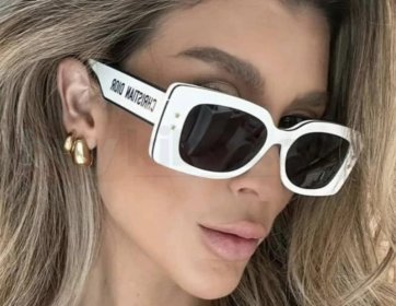 Christian Dior Beyaz Çerçeveli Güneş Gözlüğü Akay Optik Lefkoşa’da