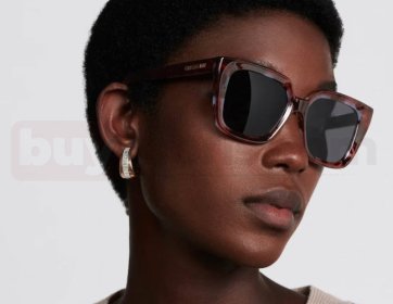 Dior Kahverengi Şeffaf Çerçeveli Kadın Güneş Gözlüğü