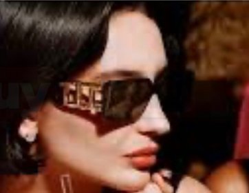 Tiffany Siyah Dikdörtgen Kadın Güneş Gözlüğü Modeli