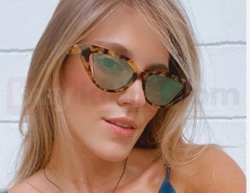 Fendi Leopar Desenli Cat Eye Kadın Güneş Gözlüğü