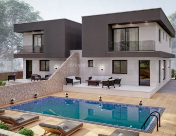 Lefkoşa Hamitköy'de Proje Aşamasında 3 Yatak Odalı Modern Villa