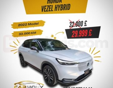  Honda Vezel – 2022 (Yeni Kasa) 