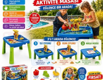Bebek Su 💦 Kum 🏖️ ve Masa 🧩 oyuncak seti