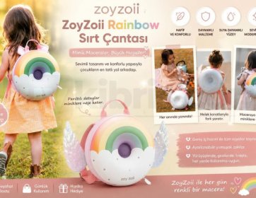 ZoyZoii Rainbow Sırt Çantası