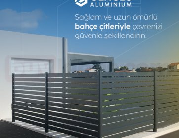 Alüminyum Bahçe Çiti Sistemleri