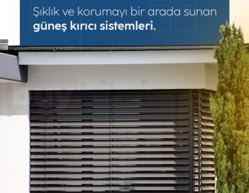 Alüminyum Güneş Kırıcı Sistemleri