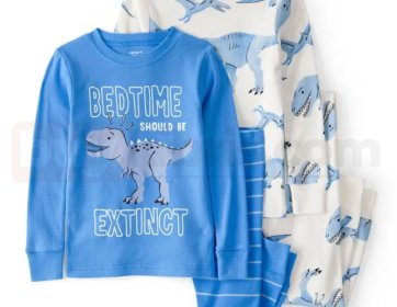 Carter’s Dinozor Desenli 4’lü Pijama Takımı