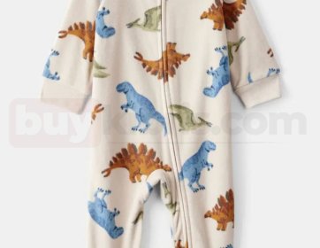 Carter’s Dinozor Desenli Erkek Bebek Polar Tulum