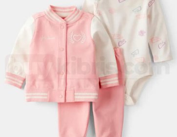 Carter’s Kız Bebek 3’lü Eşofman Takımı