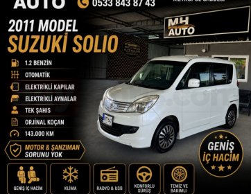 2011 MODEL TEK ŞAHIS SUZUKI SOLIO
