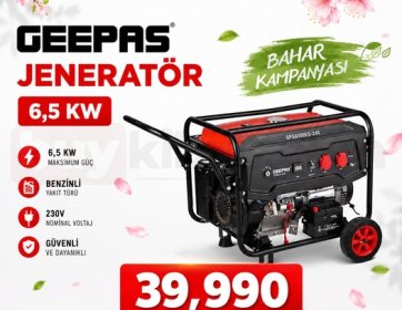 Geepas 6.5 KW Benzinli Jeneratör