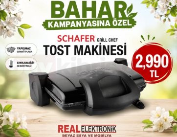 Schafer Grill Chef Tost Makinesi