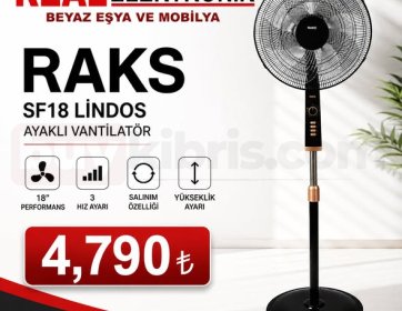 Raks SF18 Lindos Ayaklı Vantilatör