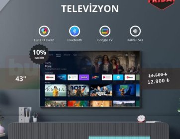 43 İnç Google TV Televizyon