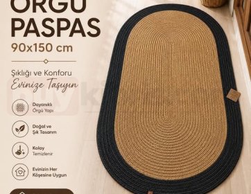 Örgü Paspas 90x150 cm