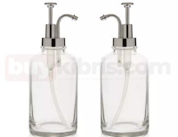 Cam Sıvı Sabunluk Seti 500 ML (2'li)