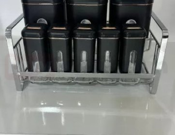 Metal Standlı 8'li Baharatlık Seti
