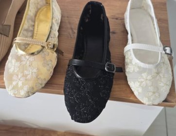 Dantel Detaylı Babet Ayakkabı