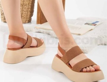 Taba Platform Kadın Sandalet