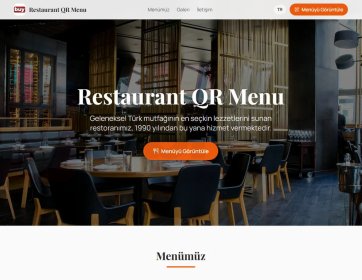 QR Menü & Restoran Yönetim Sistemi (PHP/MySQL)
