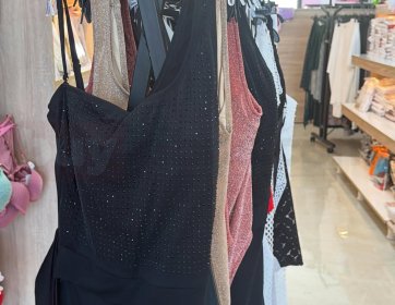 Siyah Taş Detaylı Mayo Elbise Kadın