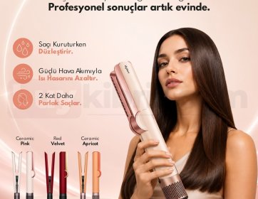 Dyson Airstrait Saç Düzleştirici ve Kurutucu