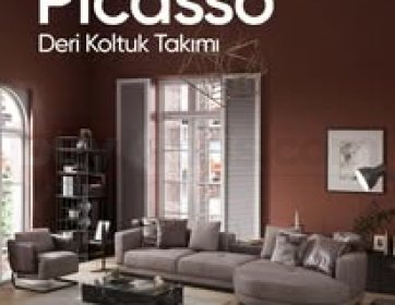 Picasso Deri Koltuk Takımı